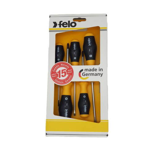 Набор отверток SL/PZ (5 предметов) Felo 90095148 Набор отверток SL/PZ (5 предметов) Felo 90095148