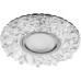 Светильник встраиваемый с белой LED подсветкой Feron CD915 потолочный MR16 G5.3 прозрачный Светильник встраиваемый с белой LED подсветкой Feron CD915 потолочный MR16 G5.3 прозрачный