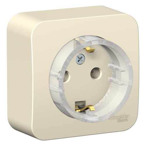 BLANCA О/У РОЗЕТКА с заземлением без шторок, (КОМПАКТ) ИЗОЛ.ПЛ., 16А, 250В, МОЛОЧНЫЙ BLANCA О/У РОЗЕТКА с заземлением без шторок, (КОМПАКТ) ИЗОЛ.ПЛ., 16А, 250В, МОЛОЧНЫЙ