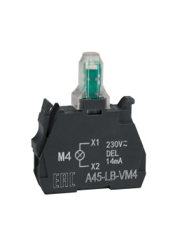 Световой блок OptiSignal D22 A45-LB-VM4 красный 230-240VAC ZBVM4