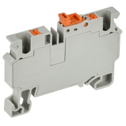 ARMAFIX Клемма пружин. Push-in CP-DT измерит. нож. разм. 4мм2 серая IEK