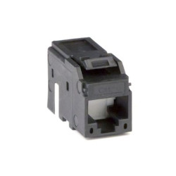Модуль Кейстоун (Keystone) RJ45 CAT5E неэкранированный(UTP), черный (форм-факторМС)
