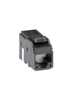 Модуль Кейстоун (Keystone) RJ45 CAT5E неэкранированный(UTP), черный (форм-факторМС)