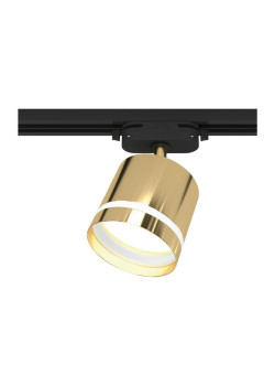 Светильник трековый ARTLINE поворотный 85х85х80мм GX53 230В алюм./пласт 4кв.м зол. Ritter 59868 2