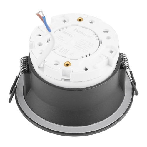 Светильник потолочный встраиваемый, 15W 230V GX53, черный, круг, без лампы, DL513 Светильник потолочный встраиваемый, 15W 230V GX53, черный, круг, без лампы, DL513