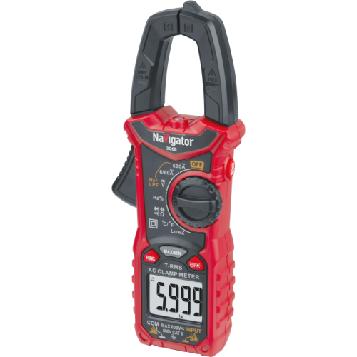 Клещи токовые 95 780 NMT-Cm-206B True RMS 600В/600А Navigator 95780