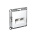 ATLASDESIGN РОЗЕТКА двойная компьютерная RJ45+RJ45 кат. 6А, механизм, БЕЛЫЙ ATLASDESIGN РОЗЕТКА двойная компьютерная RJ45+RJ45 кат. 6А, механизм, БЕЛЫЙ