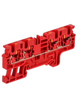 ARMAFIX Клемма пружинная Push In CP-MC 4 вывода 4мм2 красная IEK