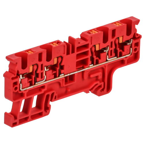ARMAFIX Клемма пружинная Push In CP-MC 4 вывода 4мм2 красная IEK