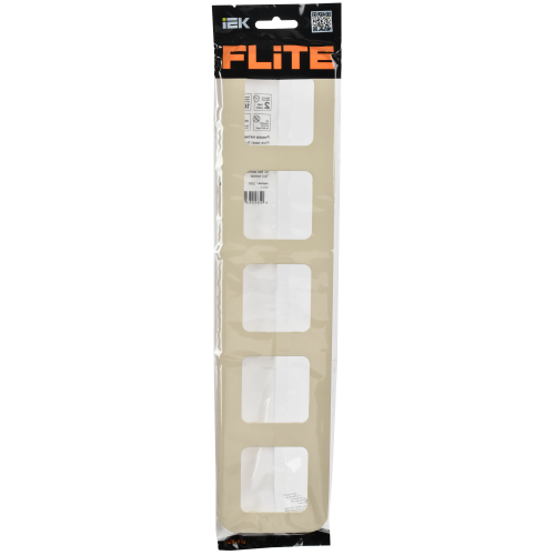 FLITE Рамка 5-местная РУ-5-А-ФлСл сливочный IEK FLITE Рамка 5-местная РУ-5-А-ФлСл сливочный IEK