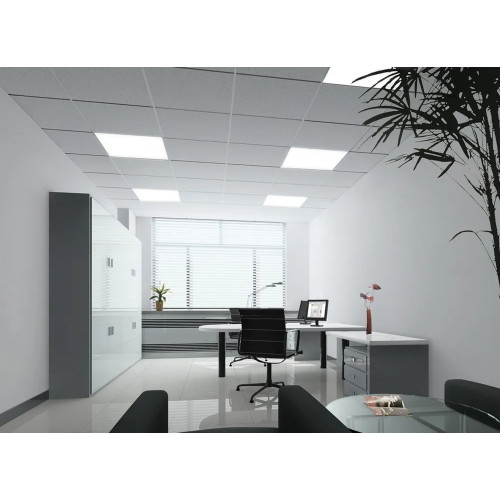 Светильник светодиодный ДВО/ДПО-34w 3800лм 4000К opal-sand IP40 SPARTA-PANEL
