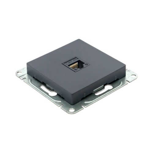 Механизм роз., RJ45 (cat5), графит., Эпика EKF