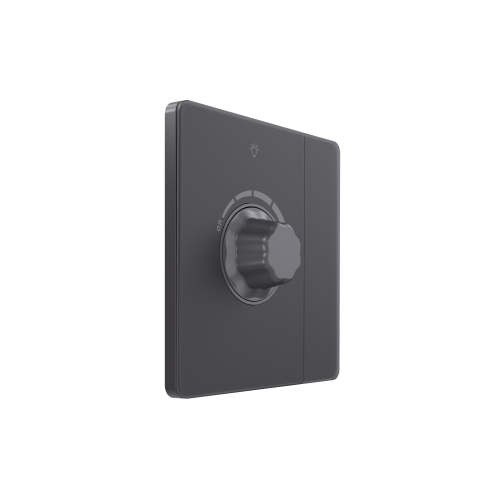 Systeme Infinity, Светорегулятор TRIAC c выключателем С/У 300Вт (250В), Вулканический пепел