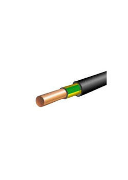Кабель ВВГнг(А)-LS 1х2.5 Ж/З 0.66кВ (бухта) АЛЬФАКАБЕЛЬ 65942