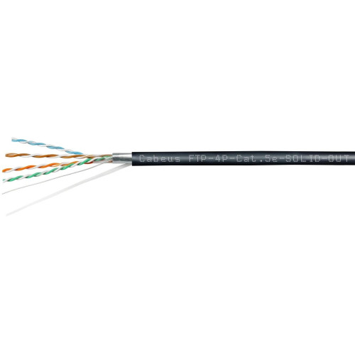 Cabeus FTP-4P-CAT.5E-SOLID-OUT-PE-UV