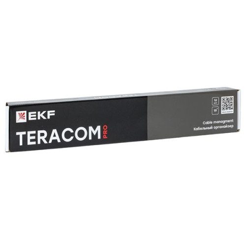 Кабельный органайзер TERACOM PRO с крышкой 19 Кабельный органайзер TERACOM PRO с крышкой 19