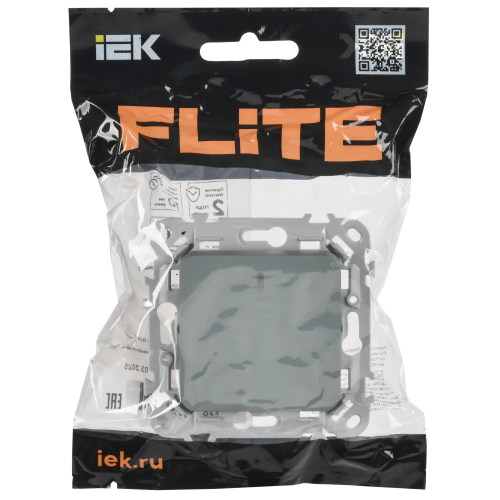 FLITE Выключатель 1-клавишный с индикацией 10А ВС11-1-1-ФлС серый IEK FLITE Выключатель 1-клавишный с индикацией 10А ВС11-1-1-ФлС серый IEK