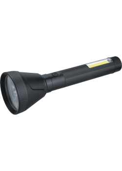 Фонарь светодиодный ручной 95 741 NPT-CP32-ACCU пласт. 1LED 10Вт+1COB 2Вт Li-Ion 3А.ч 4реж NAVIGATOR 95741