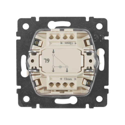 Переключатель проходной 1-кл. СП Valena 10А IP31 250В с зел. индикацией механизм сл. кость Leg 774326 Переключатель проходной 1-кл. СП Valena 10А IP31 250В с зел. индикацией механизм сл. кость Leg 774326