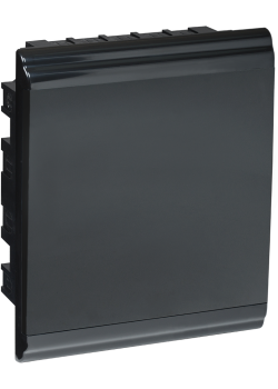 PRIME Корпус пластиковый ЩРВ-П-24 модуля встраиваемый черный IP41 IEK