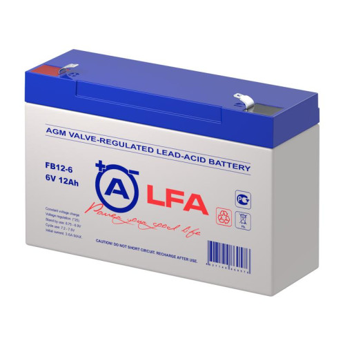 Аккумулятор 6В 12А.ч LFA FB12-6 LFA