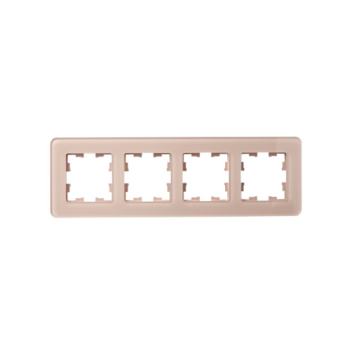 BRITE Рамка 4-местная РУ-4-2-Бр стекло дымчатый RE IEK BRITE Рамка 4-местная РУ-4-2-Бр стекло дымчатый RE IEK