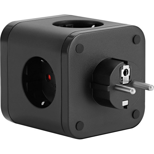 Сетевой разветвитель Buro BU-PW3UC-Plus-B (3 розетки) черный (пакет ПЭ)