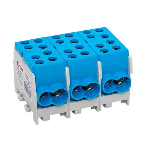 Клемма распределительная КСР с двойным винтом 2x35/2x25 cиняя EKF Клемма распределительная КСР с двойным винтом 2x35/2x25 cиняя EKF