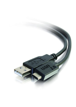 Кабель USB 2.0 тип C штекер - USB A штекер 1м