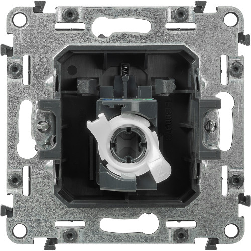 Valena ALLURE.Информационная розетка одиночная RJ45 Кат.5е UTP.С лицевой панелью.Антрацит Valena ALLURE.Информационная розетка одиночная RJ45 Кат.5е UTP.С лицевой панелью.Антрацит