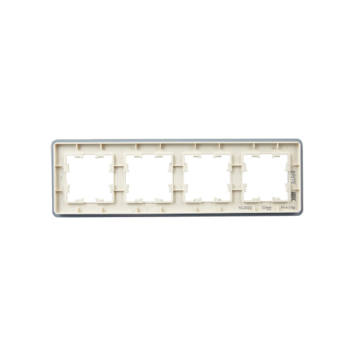 BRITE Рамка 4-местная РУ-4-2-Бр стекло песчаный RE IEK BRITE Рамка 4-местная РУ-4-2-Бр стекло песчаный RE IEK