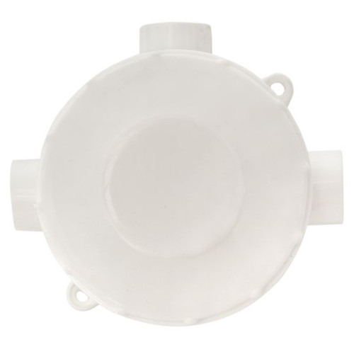 Коробка распределительная КМР-040-040 трехрожковая белая (70x35) EKF