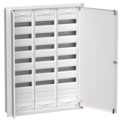 TITAN 5 Корпус металлический ЩРв-252 (3х84) 1130х885х130мм IP31 белый (две двери) IEK