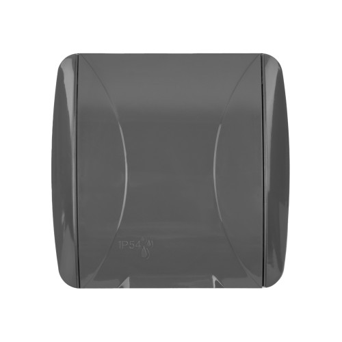 Розетка 2П+3 открытой установки IP54 16А с крышкой серая Розетка 2П+3 открытой установки IP54 16А с крышкой серая