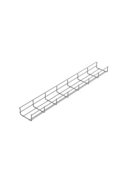 Лоток проволочный 300х60 L3000 сталь 4мм PL60-300-3000 оцинк. КМ LO0663