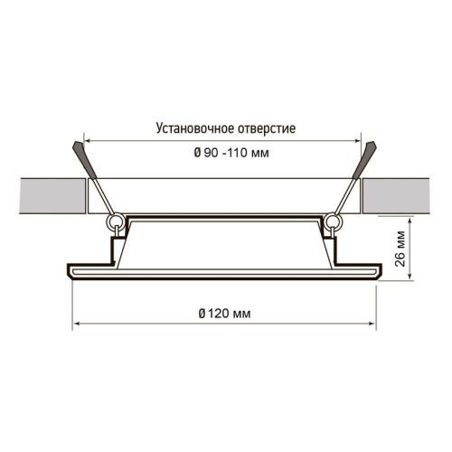 Светильник светодиодный PLED DL7 10Вт 6500К IP54 850лм WH встраив. бел. Pro JazzWay 5069046 Светильник светодиодный PLED DL7 10Вт 6500К IP54 850лм WH встраив. бел. Pro JazzWay 5069046