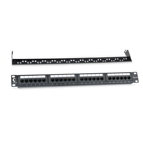 Патч-панель 19дюйм 1U 24 порта RJ45 кат.5E Dual IDC PL-24-Cat.5e-Dual IDC с задн. кабельн. организатором Cabeus 7000c Патч-панель 19дюйм 1U 24 порта RJ45 кат.5E Dual IDC PL-24-Cat.5e-Dual IDC с задн. кабельн. организатором Cabeus 7000c