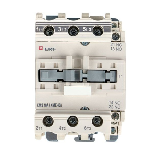 Контактор КМЭ-3 40А 1NO+1NC 24В AC EKF Контактор КМЭ-3 40А 1NO+1NC 24В AC EKF
