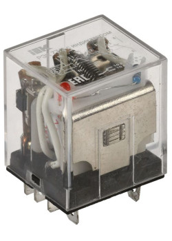 Реле РЭК 77-3(LY3) 10А 12В AC с индикацией IEK RRP10-3-10-012A-LED