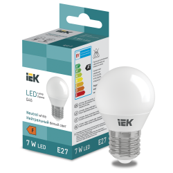 LED Globe G45 600lm 4000K E27 IEK