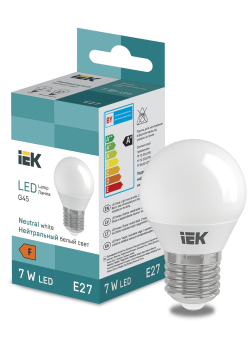 LED Globe G45 600lm 4000K E27 IEK