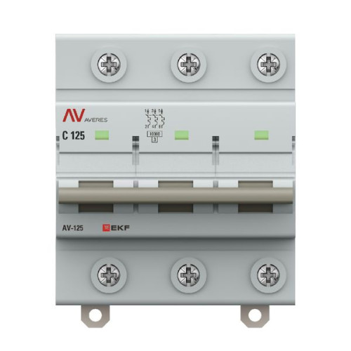AV-125 3P 125A (C) 10kA EKF AVERES AV-125 3P 125A (C) 10kA EKF AVERES