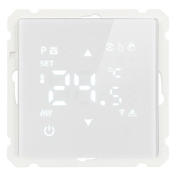 Терморегулятор Wi-Fi (механизм), STEKKER, 250В, 3500Вт, серия Катрин, GLS00-7119-01, белый