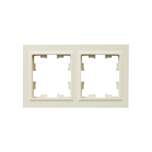 BRITE Рамка 2-местная IP44 РУ-2-БрКр-44 бежевый IEK