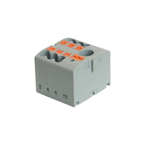 LD580 PTFIX 6-06/25 Зажим блочный PT распред. на 6 точ,сеч 2,5 мм2,690V,41А, интегр.1 точка,серый LD580 PTFIX 6-06/25 Зажим блочный PT распред. на 6 точ,сеч 2,5 мм2,690V,41А, интегр.1 точка,серый