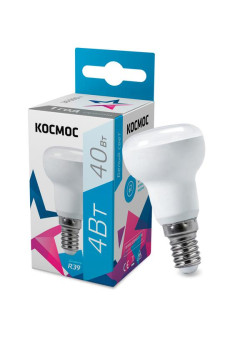 Лампа светодиодная R39 4Вт 220В E14 4500К Космос Lksm_LED4wR39E1445