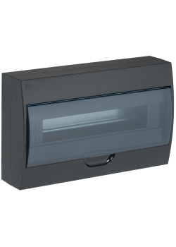 KREPTA 3 Корпус пластиковый ЩРН-П-18 IP41 черный IEK