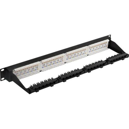 Патч-панель Lanmaster LAN-PPN24U6 19 Патч-панель Lanmaster LAN-PPN24U6 19