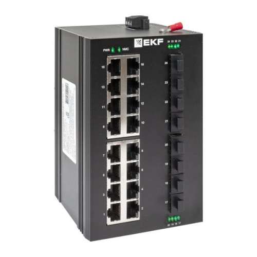 Промышленный неуправляемый коммутатор U-8GX/SFP-16GT TSX EKF