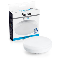 Лампа светодиодная диммируемая Feron LB-457 GX53 15W 230V 6400K